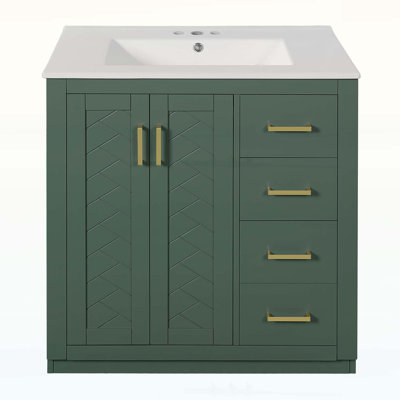 Exceptional Freestanding Bathroom Vanity with Abundant Storage and Durable Construction