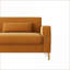 Canapé moderne en velours 3 places avec accents Sofas | Salon Bureau-412237536