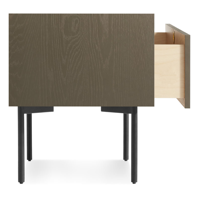 Peek 1 - Drawer Nightstand, Dark Olive