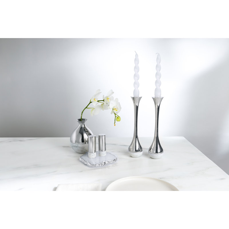 Anna New York Salt And Pepper Shaker Set, Silver