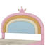 Lit tapissier arc-en-ciel, lit plateforme en velours avec tiroir de rangement Princess