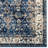 Sherley Machine Made Heatset Polyproplyene Area Rugs - Runner, Ivory Blue Color, Oriental Design, Low Pile Machine Made Area Rugs for Living Room, Bed Room-27435013