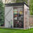 4.5 ft. W x 2.5 ft. D Outdoor Metal Lean-To Storage Shed-124834287