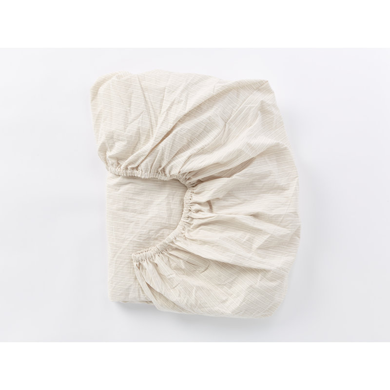Full Alpine White Organic Cotton Percale Sheet Set