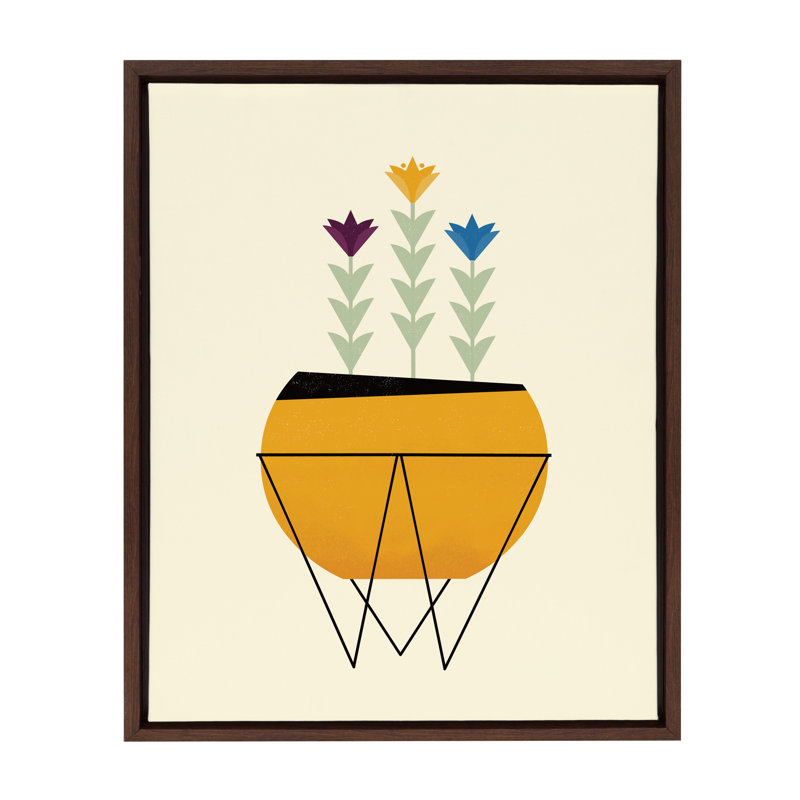 "Modern Planter" par Amber Leaders, reproduction d'art sur toile encadrée