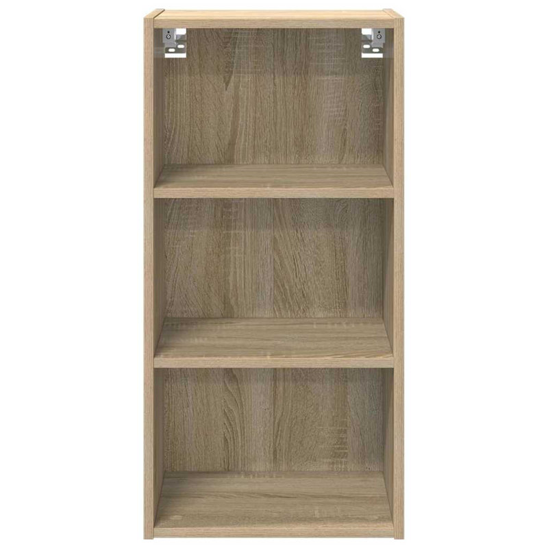 Vidaxl Hanging Cabinet With Storage Riga Grey Sonoma 20 X 29.5 X 80 Cm, 80cm H x 40cm W x 29.5cm D, Sonoma Oak