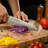 OOU 15-piece Kitchen Knife Block Set