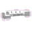 6 Piece Lounge Sofa Seating Group-245099474-245099475