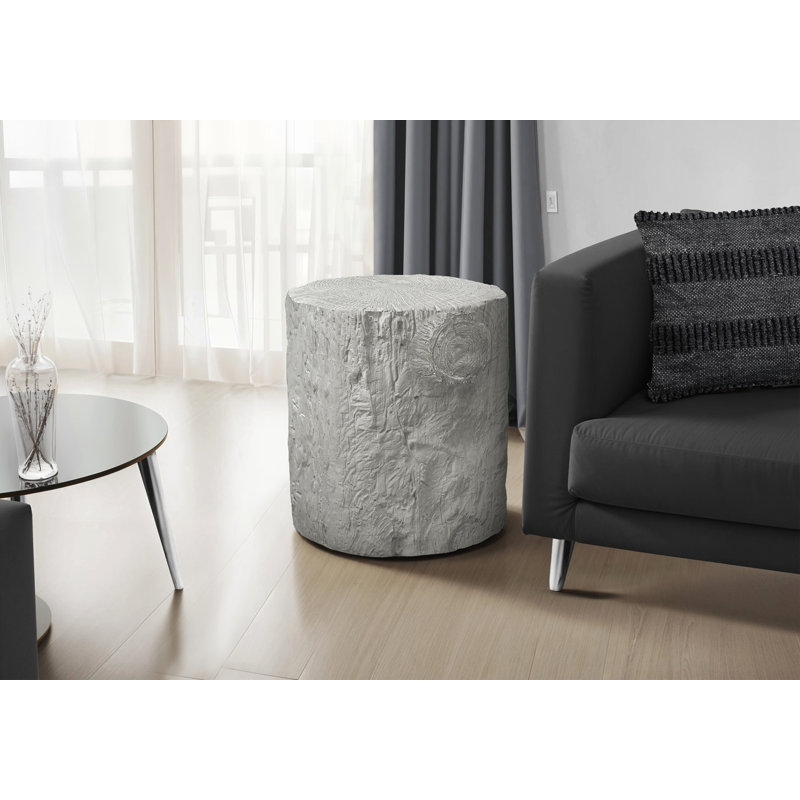 Table d'appoint d'extérieur moderne 25 "h, Gris