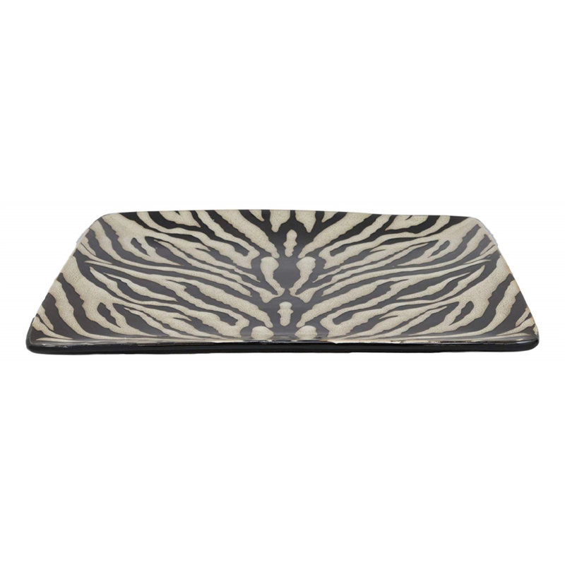Shailja Tiger Print 11" Dinner Plate