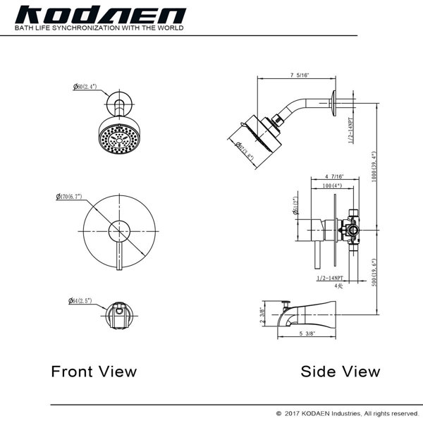 Dimensions du produit