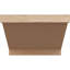 Burlington Woodgrain TimberThane Ra partier queue, brun clair apprêté-88142297