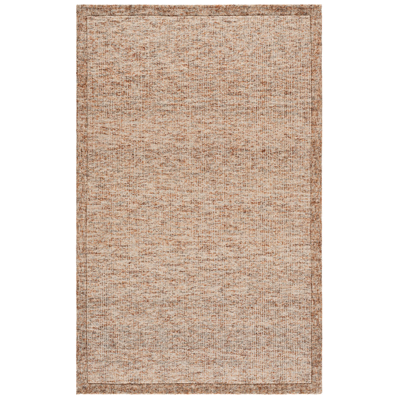 Tapis Ebony 860 tufté à la main, 80 % laine, 20 % coton, sans motif, Rectangle 8' x 10'