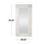 Miroir mural en nacre bleu-86602849