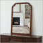 Miroir rectangulaire en bois massif avec coins arrondis en noyer noir (24 x 36)-130055237-130055238