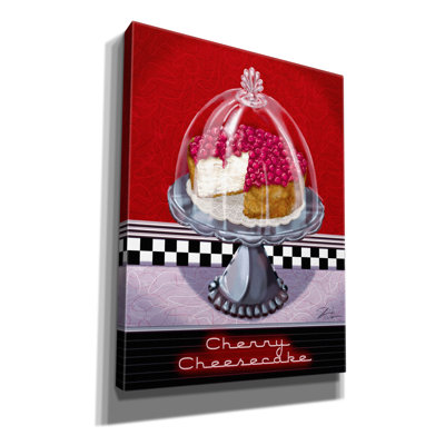 «Cherry Cheesecake» par Shari Warren, art mural sur toile