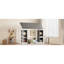 Lit simple en bois avec conception de maison - Clôture, toit et rangement gris pour la taille et amovible