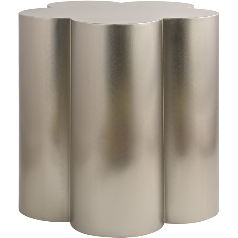 Lucky Iron End Table, Silver