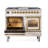 ILVE Nostalgie II Series Noblesse 40 inch Dual Fuel Range with 6 Sealed Burners, Griddle (Glass Door)-105340567-103962071
