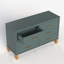 Commode double 6 tiroirs en bleu