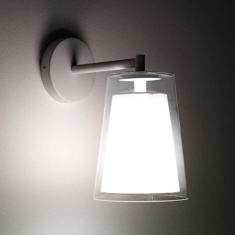 Orcutt Glass Armed Sconce