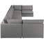 Canapé modulaire de coin symétrique de 200 po de largeur Tupman-422309597