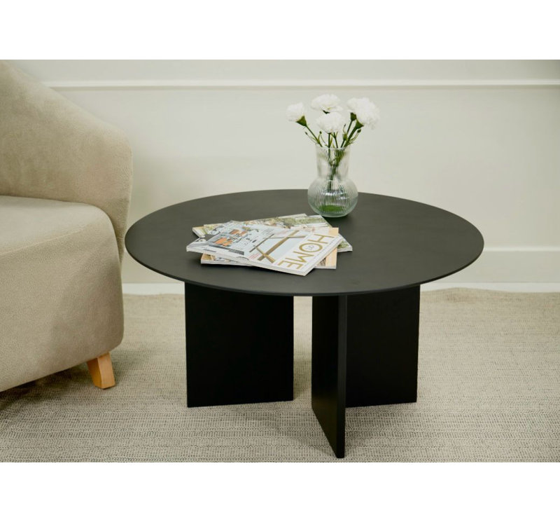 Table basse moderne noire 31,5 po x 16,5 po x 31,5 po | Fabrication durable en panneau de fibres à densité moyenne à 100%, épaisseur: 0,7 po | Conception élégante de couleur unie, parfaite pour le salon et les espaces contemporains, élégante et fonctionnelle