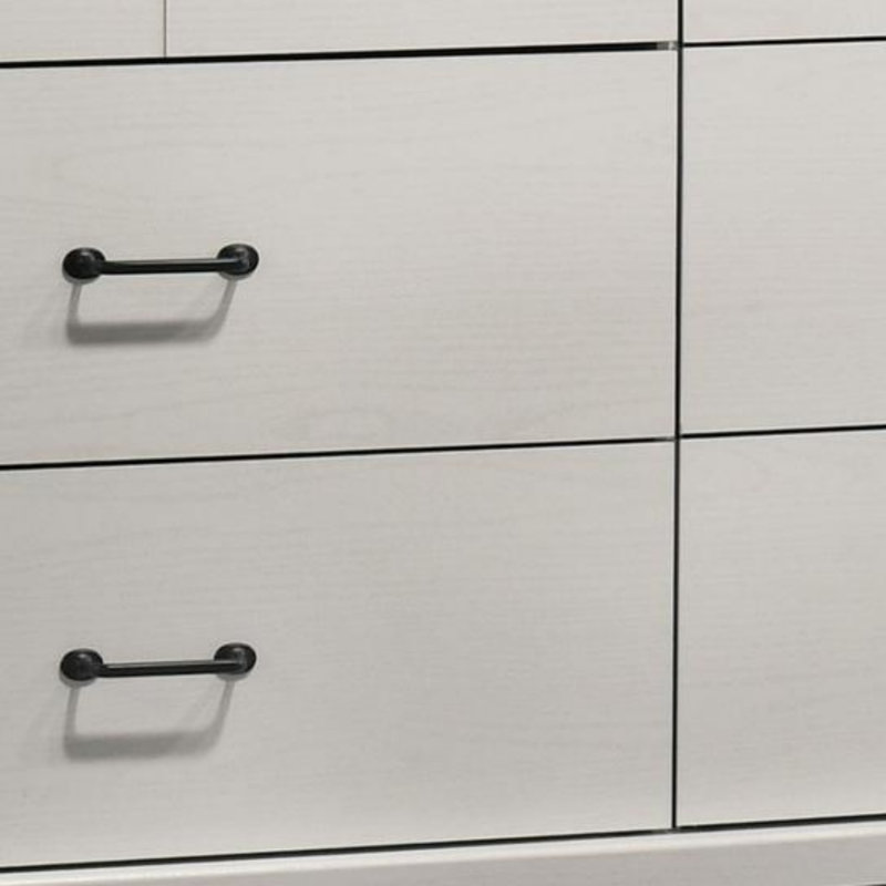 Commode 6 tiroirs, Blanc