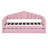 Twin size Upholstered Daybed with Trundle ,Velvet Sofabed with USB Charging Ports,No Box-spring Needed,Pink