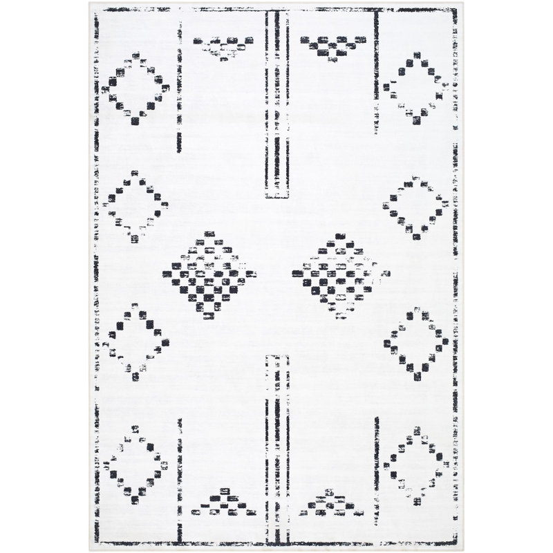 Ariadnna Washable Moroccan Rug, Rectangle 7'6" x 9'5"