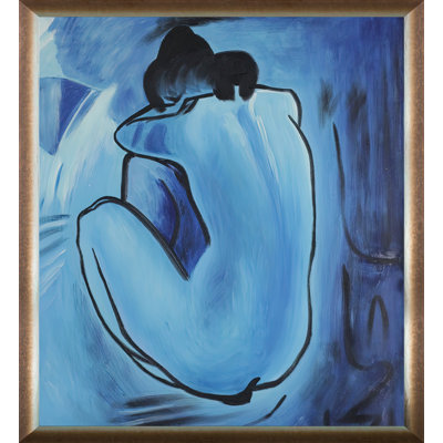 «Blue Nude» par Pablo Picasso - peinture sur toile