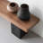 Solid Pine Wave Console Table-373353637