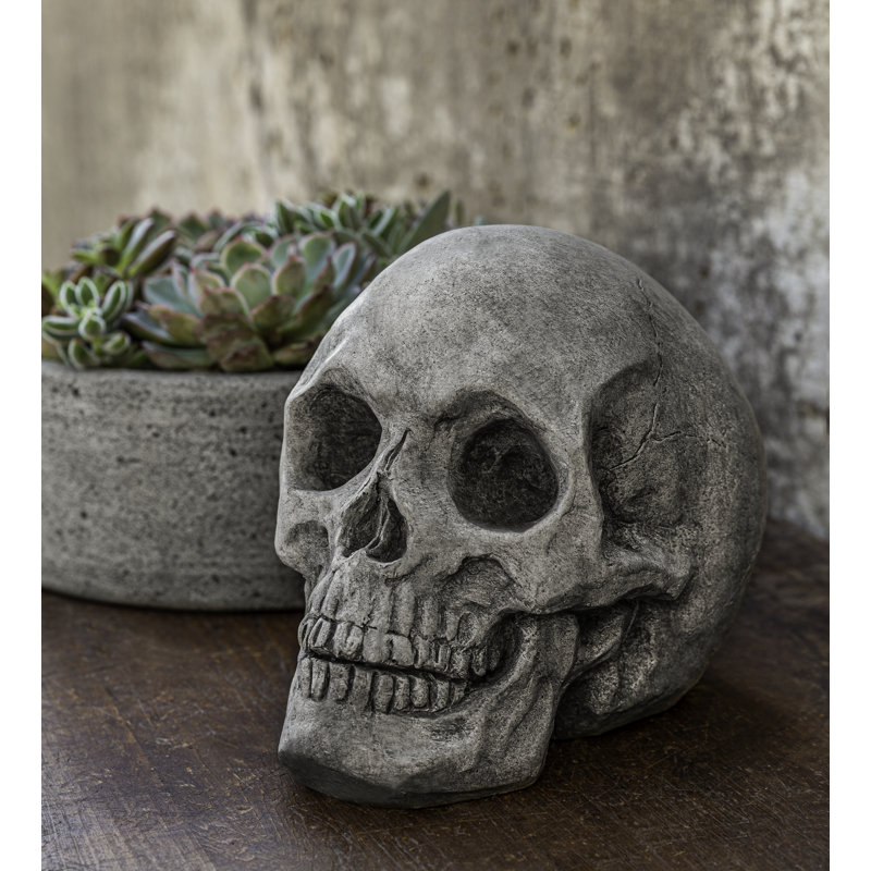 Alas Poor Yorick Garden Statue, Alpine Stone