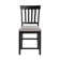 Ilcho Slat Back Side Chair in Gray