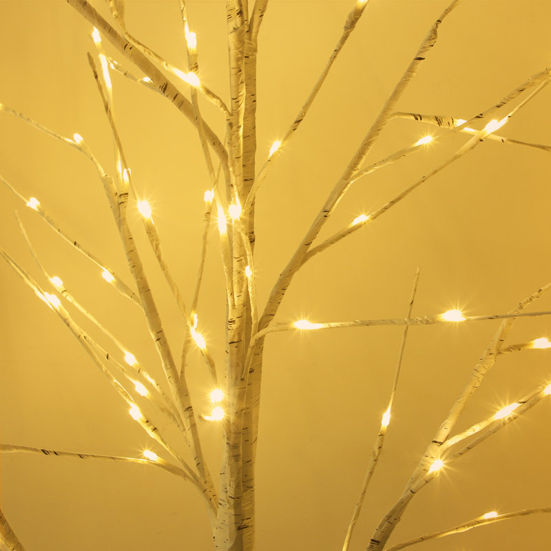 72'' Faux Birch Plant in Freestanding