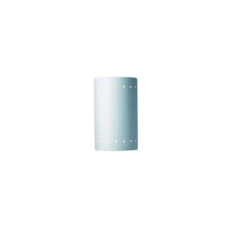 Rossleigh Ceramic Wall Light, No, 12.5" H x 7.75" W x 4" D, Adobe