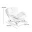 Chaise berçante Modern