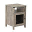 Table de chevet Pereda en gris