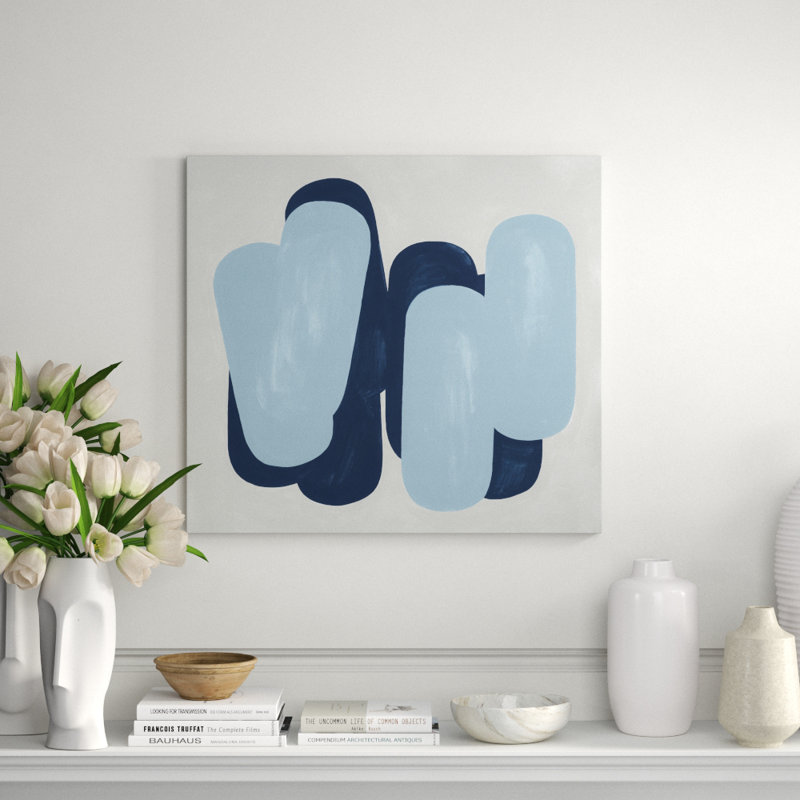 Through The Contours I Print by Bobby Berk, 36" H x 40" W x 1.5" D, Image Brush Gel