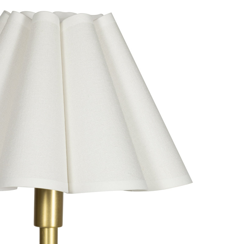 Polly Floor Lamp, Black, White