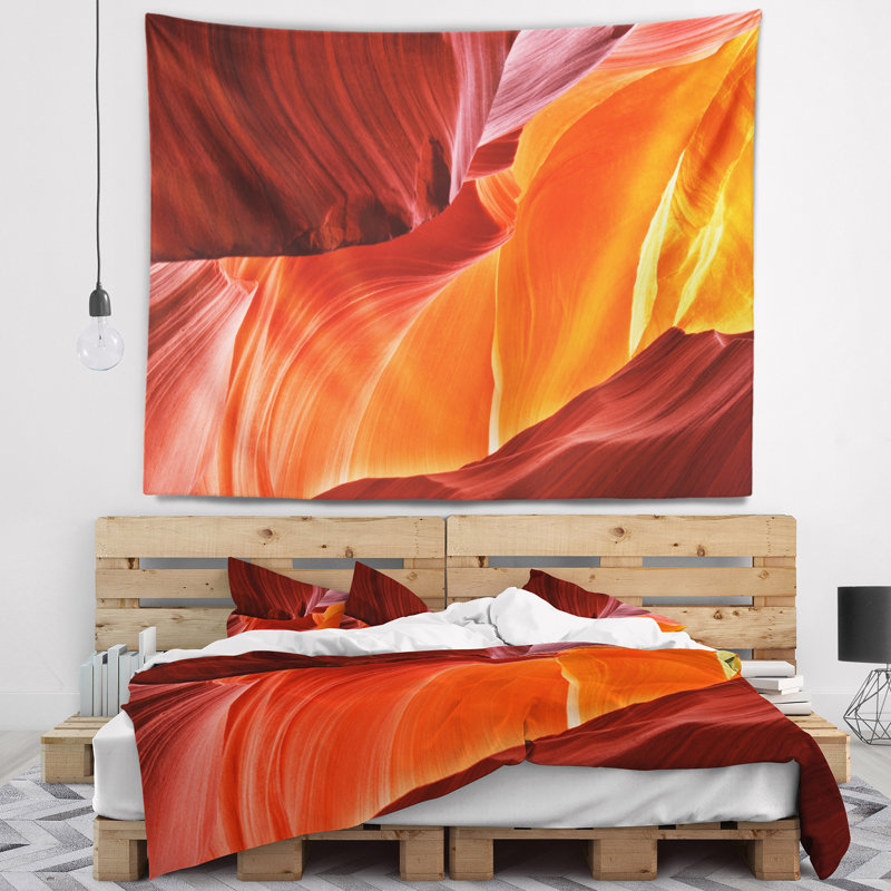 Tapisserie paysage paysage de l'Antelope Canyon, H 78 po x l 92 po