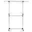 Adjustable Rolling Clothing Rack-485399044