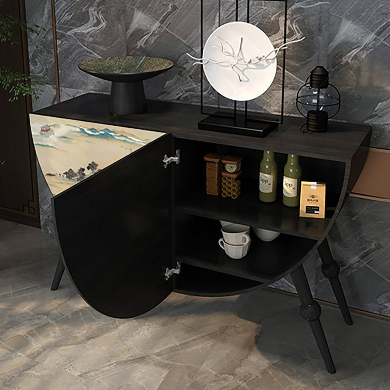 Armoire décorative en demi-cercle