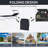 Outsunny Adjustable Folding Chaise Lounge With Sun Shade For Beach, Camping, And Backyard Relaxation