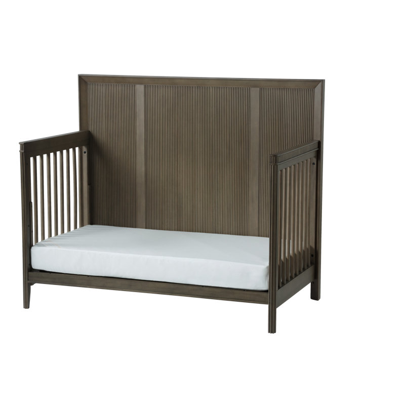 Reid 6 -in-1 Convertible Crib, Greige Wash