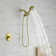 Dual Shower Faucet Set with Valve High Pressure 2 in 1 Shower Combo Set Shower System with Handheld
