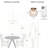 Hampson 6-Light Dimmable Wagon Wheel Chandelier
