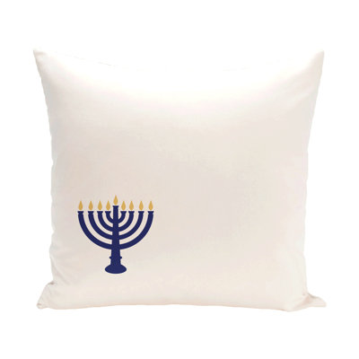 Housse et insert de coussin carré Holiday Holiday Eight Days of Light