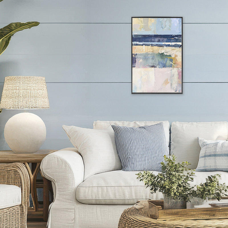 Giclée nautique encadrée, design par Raymond Powers, H 18 po x l 12 po, Giclée encadrée noir minuit