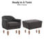 Fauteuil d'appoint avec repose-pieds Kaya Mordern Upholstery-252452220